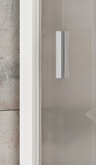 Weiß + Griff Alu glänzend